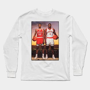 Stacey Augmon and Larry Johnson 1991 Long Sleeve T-Shirt